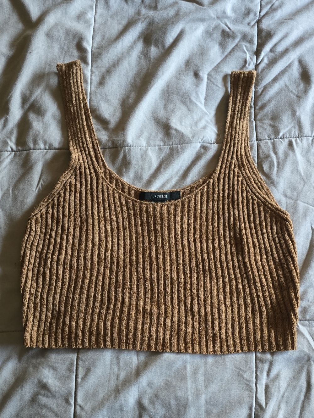 Knit Ribbed Crop Top